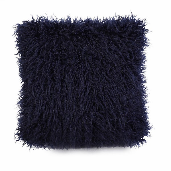 Navy blue new arrivals fluffy cushion