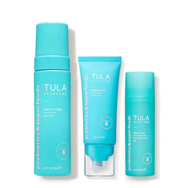 TULA Skincare Acne All Stars Acne Clearing Routine 3 piece 118
