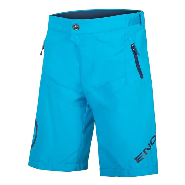 Enfants Short junior MT500JR avec sous short Bleu electrique
