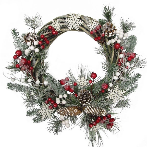 17 Ways to Decorate Inside With Christmas Wreaths
