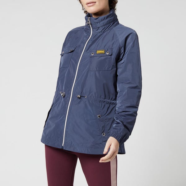 Barbour International Women s Sugo Showerproof Coat Metallic