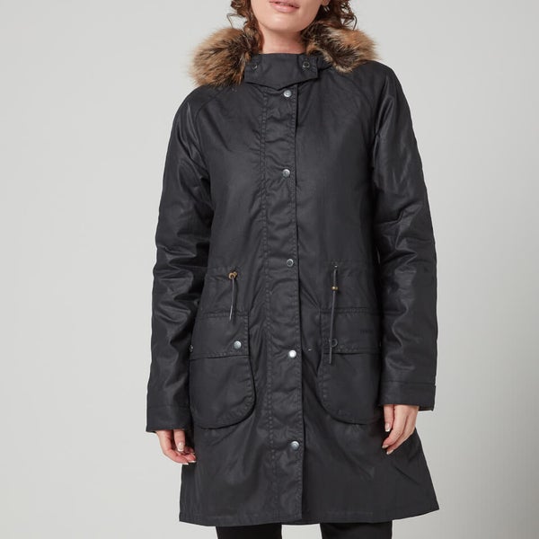 Barbour Women s Mull Wax Jacket Navy Dress TheHut