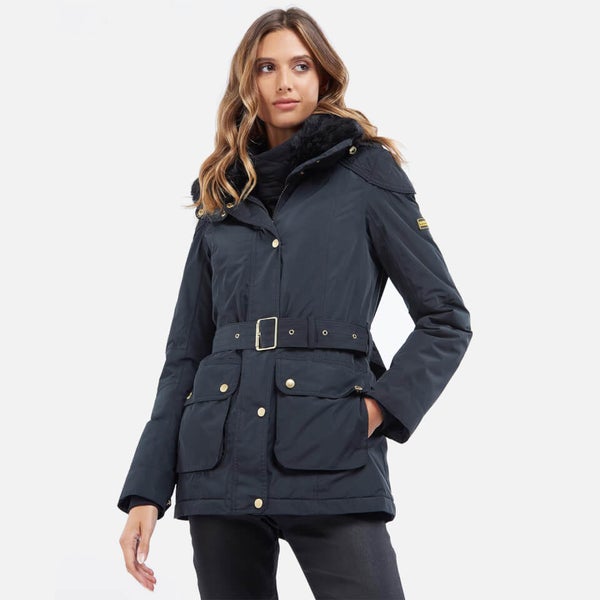 Barbour International Women s Bowden Jacket Black TheHut
