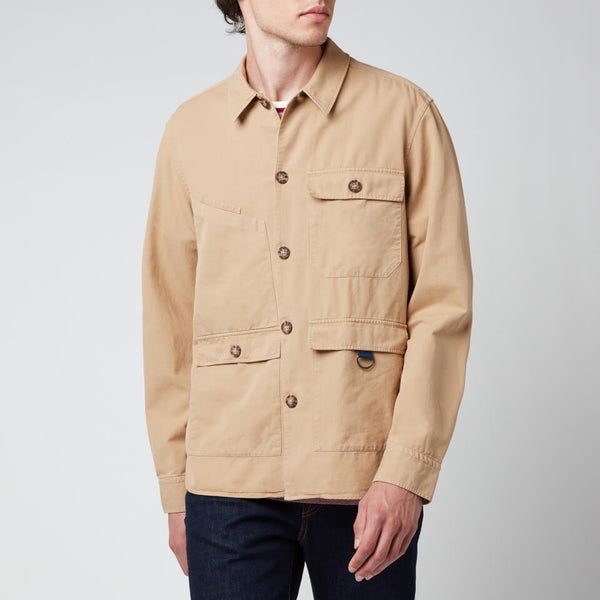Ted Baker Men s Bikee Multi Pocket Shacket Beige TheHut
