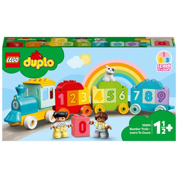 LEGO DUPLO Number Train - Learn To Count Toy for Toddlers (10954) Toys -  Zavvi Ireland