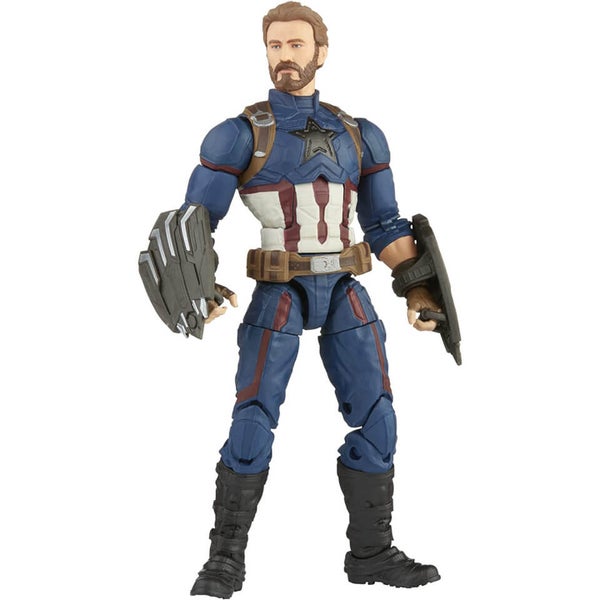 Hasbro Marvel Legends Avengers Infinity War Saga Captain America Exclusive Action Figure Merchandise Zavvi US
