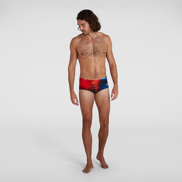 Men s Placement Digital 14cm Trunks Black Speedo