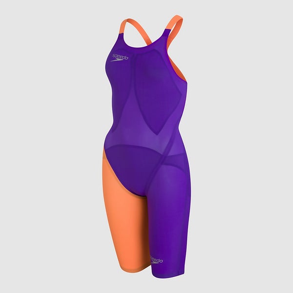 Women s Fastskin LZR Racer Elite 2 Openback Kneeskin Purple Speedo