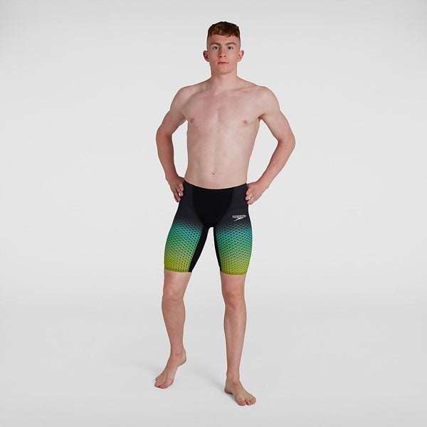 Men's Fastskin LZR Pure Valor High Waisted Jammer Black | Speedo
