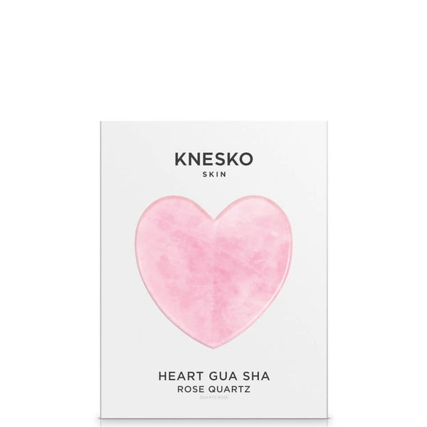 Knesko Skin Rose Quartz Heart Gua Sha (Worth £80.00) 1