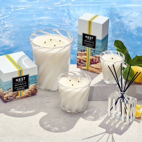 NEST New York x Gray Malin Amalfi Lemon & Mint Deluxe Candle 0