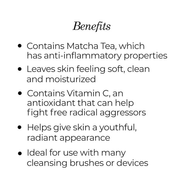 NassifMD Dermaceuticals Pure Hydration Facial Cleanser Antioxidant Rich Infused with Matcha Tea 180ml 0