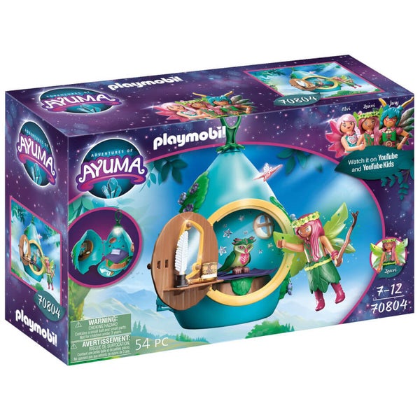 Playmobil 70804 Adventures of Ayuma FAiry House, FAiry-Tale Toy, Fun  Imaginative Role-Play, Playset Suitable for Children Ages 7+