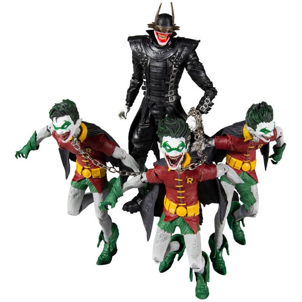 McFarlane DC Comics Batman Who Laughs with Robins Of Earth Collectors Action Figure Set Merchandise - Zavvi UK McFarlane DC Comics Batman Who Laughs with Robins Of Earth Collectors Action Figure Set Merchandise - Zavvi UK