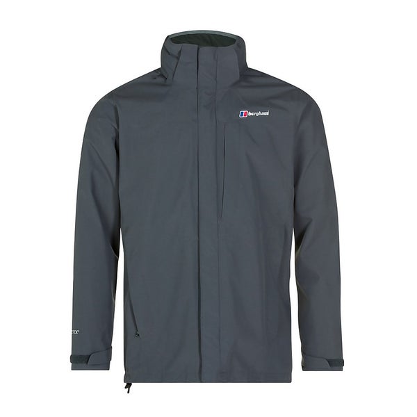 Men s Hillwalker Long Interactive Waterproof Jacket Dark Grey