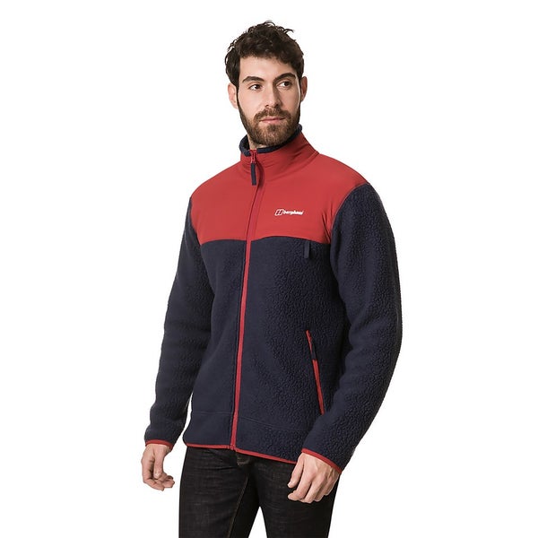 Men's Syker Jacket - Dark Blue/Dark Red 