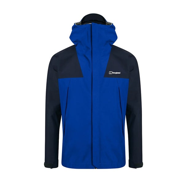 Men s Athunder Gore tex Waterproof Jacket Blue Yellow Dusk Berghaus
