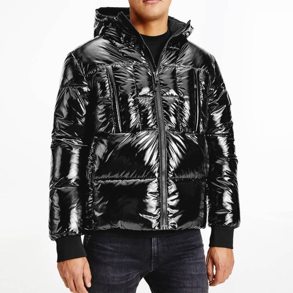 Ck high shine puffer jacket clearance