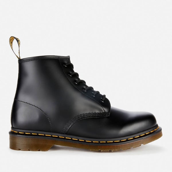 Dr. Martens 101 Smooth Leather 6 Eye Boots TheHut