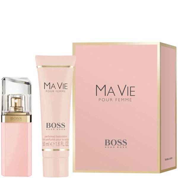 | Free Vie | US BOSS 30ml Parfum Eau Ma Gift lookfantastic Set HUGO de Shipping