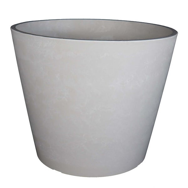 White Marble Pot - 50cm