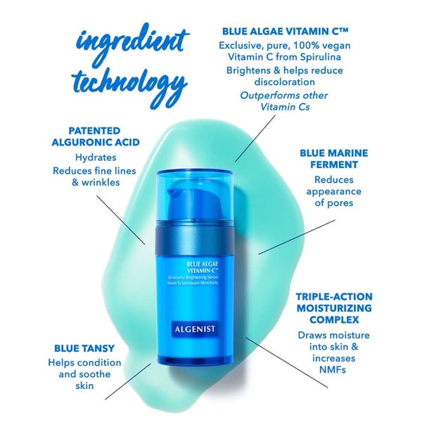 ALGENIST Blue Algae Vitamin C Skinclarity Brightening Serum 30ml 0