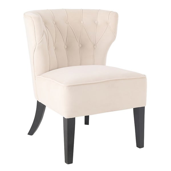 Homebase pink top velvet chair