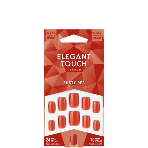 Elegant Touch False Nails - Rusty Red