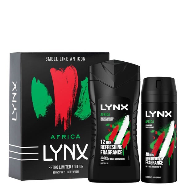 Lynx africa trio outlet mens gift set