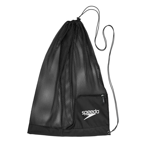 One Size Speedo Unisex-Adult Deluxe Ventilator Mesh Equipment Bag Blue/Yellow 