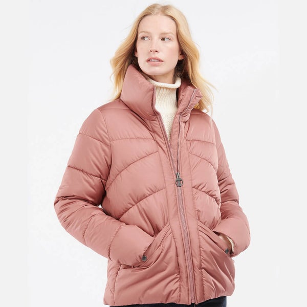 Barbour Women s Cabot Quilt Jacket Rose Blush Sand Dune