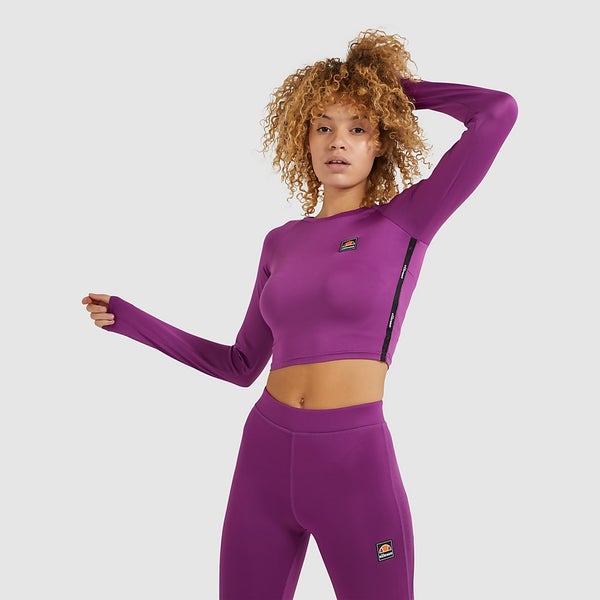 Merilo Crop Top Purple Ellesse