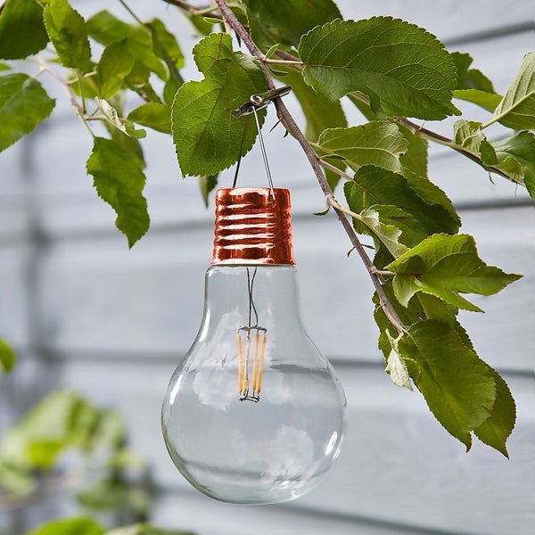 Small solar outlet light bulbs