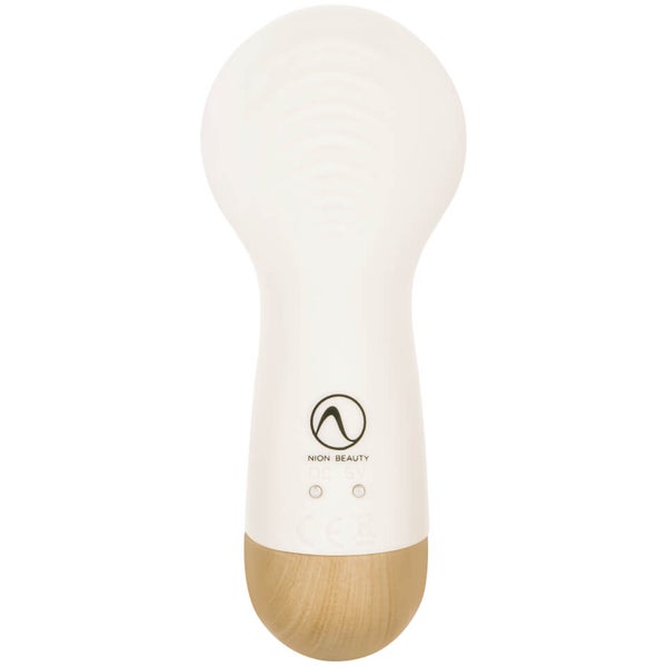 NION Beauty Opus Negative Ion Face Cleansing Device -Luxe-White/Wood 1