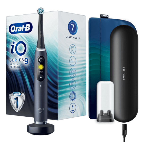 Lezen zwaar Vaarwel Oral-B iO 9 Black Onyx Special Edition Elektrische Tandenborstel | Oral-B NL