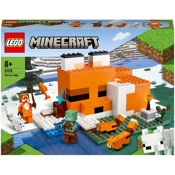 癒しページ LEGO Minecraft: The Fox Lodge House Animals Toy (21178) Toys