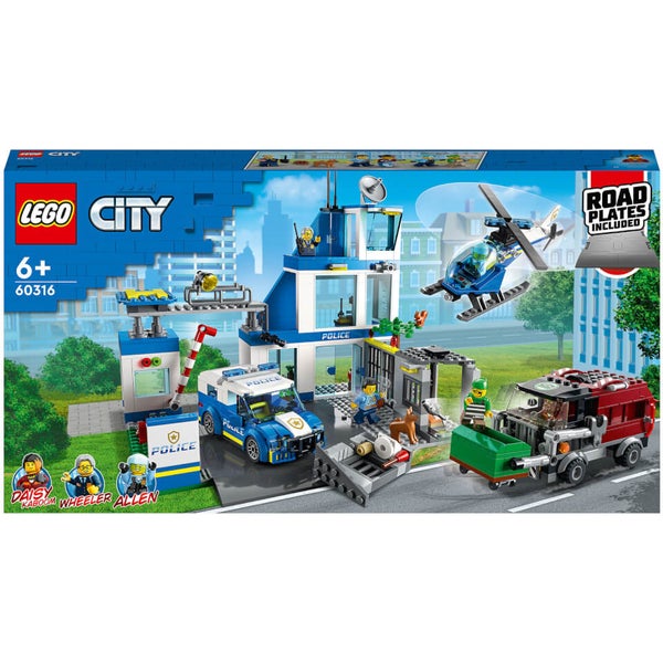 LEGO City: Police Station Truck Toy Helicopter Set (60316) Toys