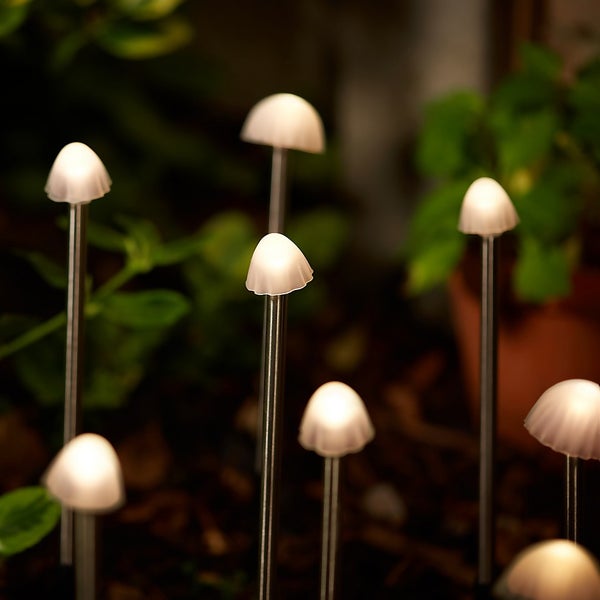 Mushroom solar lights wilko new arrivals
