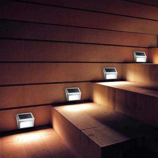 Sherpa Solar Step Lights Pack of 4 Homebase