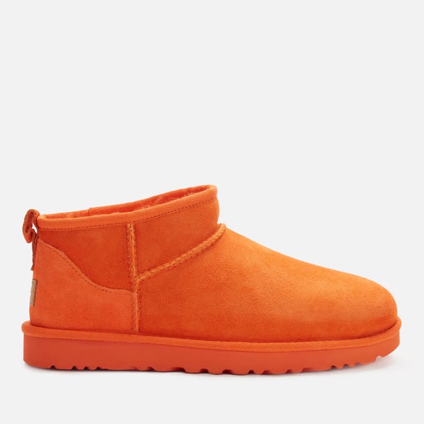 UGG Women's Classic Ultra Mini Sheepskin Boots - Orange Soda