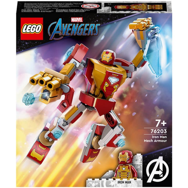 LEGO Marvel Iron Man Mech Armor Action Figure Set (76203) | retro vibes and - all on VeryNeko USA!