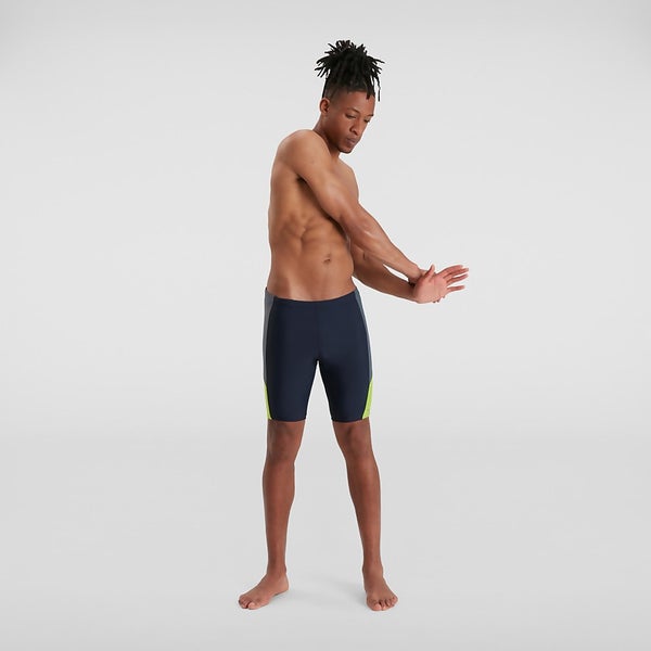 Men s Dive Jammer Navy Green Speedo