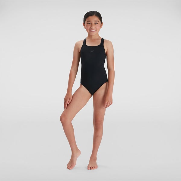 Speedo Girls Medalist Eco Endurance+ One Piece Bathing Suit 