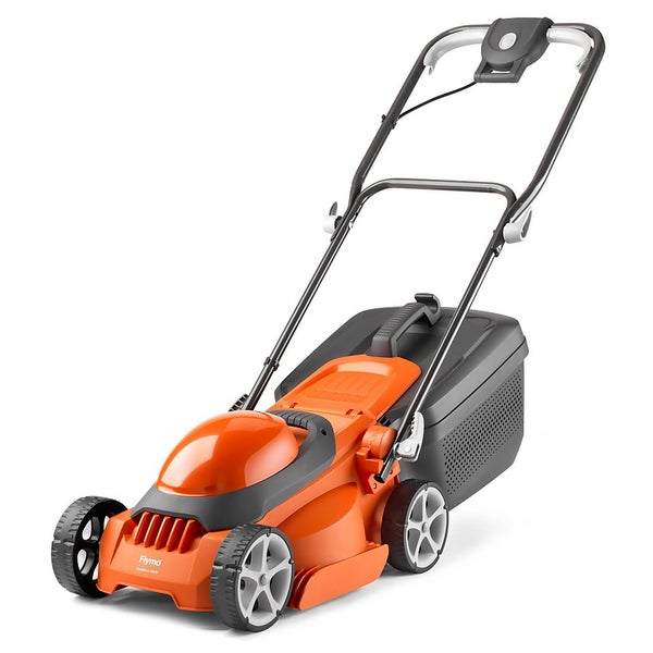 Flymo EasiStore 300R Corded Rotary Lawnmower Homebase