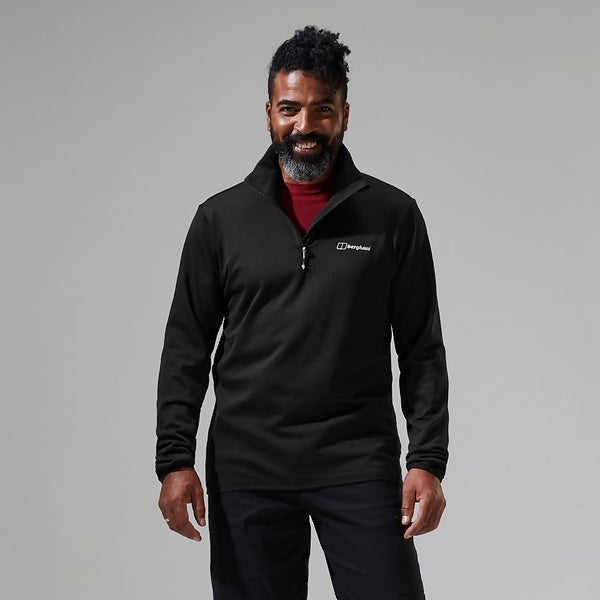 Men s Keppla Half Zip Fleece in Black Berghaus