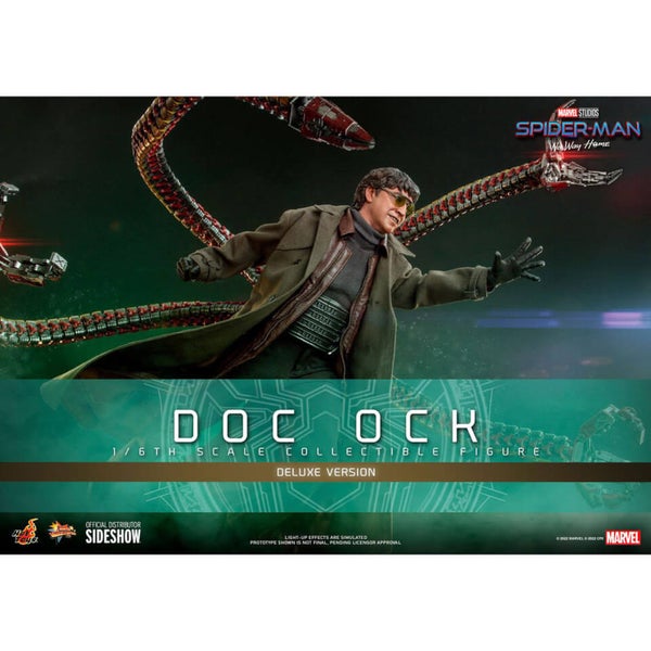 Hot Toys Marvel Spider Man No Way Home Movie Masterpiece Action Figure 1 6 Doc Ock Deluxe Version 31 cm Action Figure Merchandise Zavvi UK