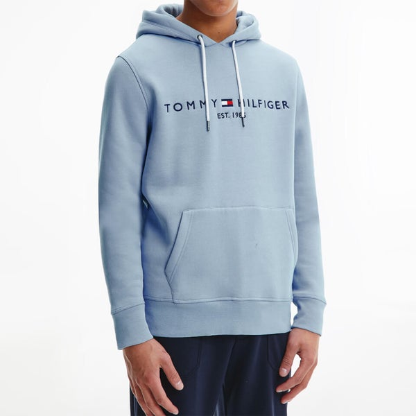 Tommy Hilfiger Men s Tommy Logo Hoodie Light Blue TheHut