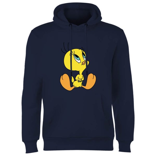 Looney Tunes Tweety Sitting Hoodie Navy Clothing Zavvi UK