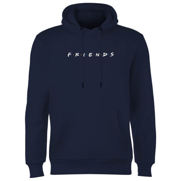 Friends Logo Hoodie Navy Clothing Zavvi UK