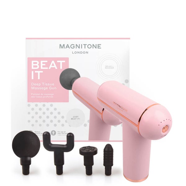 MAGNITONE Beat it Deep Tissue Massage Gun -Pink - GRATIS levering